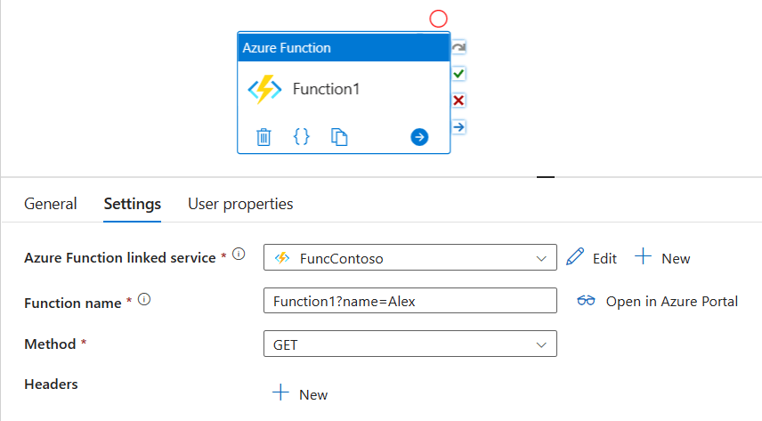 Passing Azure Function parameters in query string